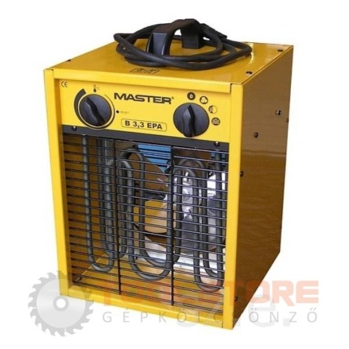 Hőlégbefúvó Elektromos 3KW Pl: Master B 3,3 EPS